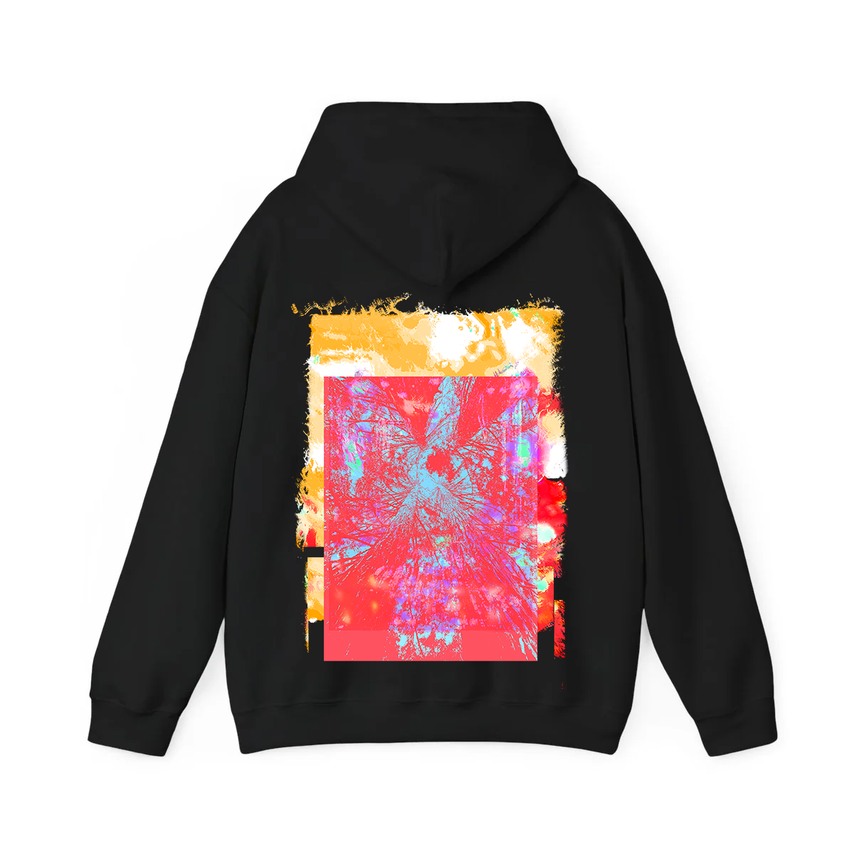 BASSWOODS RED NEON HOODIE