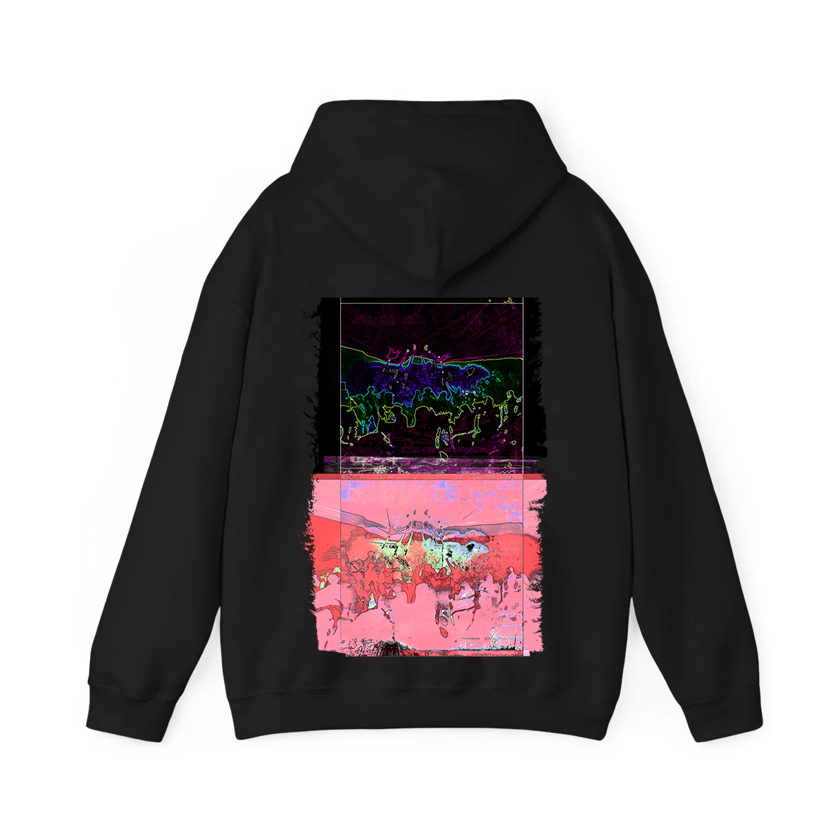 BASSWOODS RED/BLACK HOODIE