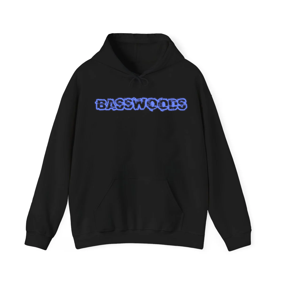 BASSWOODS BLUE NEON HOODIE