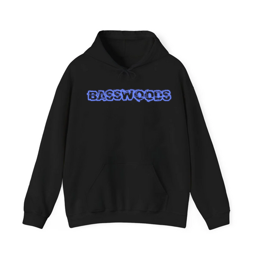 BASSWOODS BLUE NEON HOODIE
